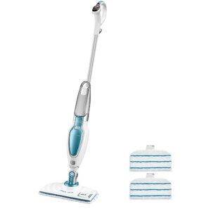 Black & Decker FSM1630-QS Balai Vapeur Filaire-4 Accessoires, 1600 W, 460 milliliters, Bleu