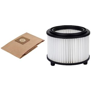 Bosch Accessories Home and Garden 2609256F32 Sac-filtre en papier pour UniversalVac 15, Marron, Set de 5 Pièces