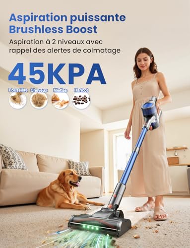 Dzaki Aspirateur Balai sans Fil 45KPa – Image 3