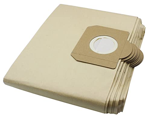 KENSHIRE Lot de 6 sacs filtrants en papier compatibles avec les sacs Karcher WD3 WD3P Aspirateur humide et sec Part A 2204, A 2234 PT, A 2534 PT SE 4001, SE 4002 aspirateur, 6.959-130 – Image 3