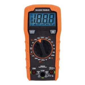 Klein-Tools-MM325-Multimetre-numerique-manuel-600-V-ACDC-testeur-de-tension-teste-les-batteries-le-courant-la-resistance-les-diodes-et-la-continuite-0 Klein Tools MM325 Multimètre numérique manuel 600 V AC/DC testeur de tension teste les batteries, le courant, la résistance, les diodes et la continuité