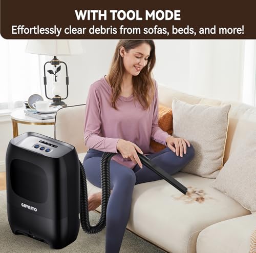 Pro Touchless Pelle à poussière automatique pour aspirateur – Ultra rapide et puissante – Idéale pour balayer les poils d'animaux de compagnie, la saleté, la cuisine, la saleté, l'aspirateur, la – Image 3