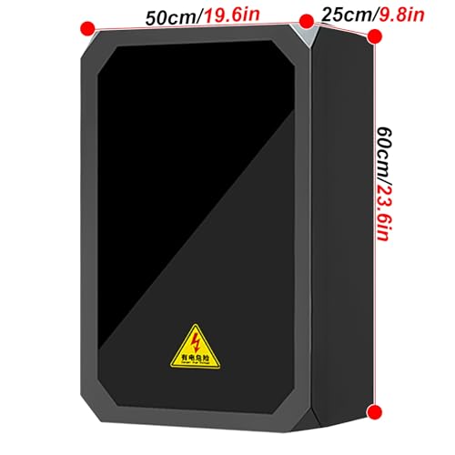 Boîtier de Charge Mural verrouillable pour véhicule électrique avec Organiseur de câbles, étanche à l'eau et à la poussière, Compatible avec la Plupart des bornes de Recharge (L/50 x 25 x 70 cm) – Image 3