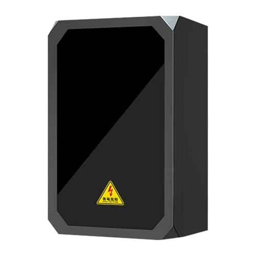 Boîtier de Charge Mural verrouillable pour véhicule électrique avec Organiseur de câbles, étanche à l'eau et à la poussière, Compatible avec la Plupart des bornes de Recharge (L/50 x 25 x 70 cm)