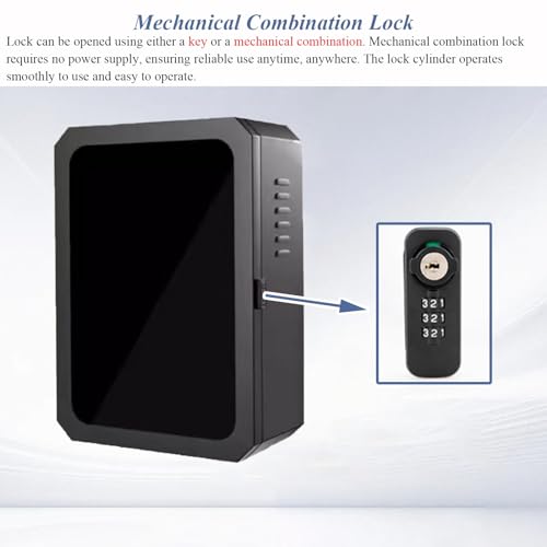 Borne de Recharge Support de Protection Mural Blanc/ Noir pour Chargeur de Jardin, Boîtier de Borne de Recharge, Support de Câble pour Chargeur de Véhicule Électrique, Housse Étanche et Peu Encombrant – Image 4