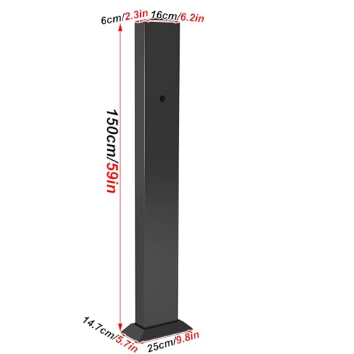 Borne de Recharge extérieure pour véhicules électriques, avec Crochet et Accessoires de Montage, Faible encombrement, Convient pour Garage, communauté, Usine (Blanc) – Image 3
