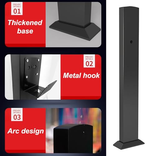 Borne de Recharge extérieure pour véhicules électriques, avec Crochet et Accessoires de Montage, Faible encombrement, Convient pour Garage, communauté, Usine (Blanc) – Image 4