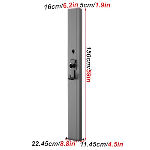 Borne de Recharge pour véhicule électrique, Support de Recharge extérieur pour véhicule électrique, borne de Recharge pour véhicule électrique, avec Crochet pour câble, Compatible avec la Plupart – Image 3