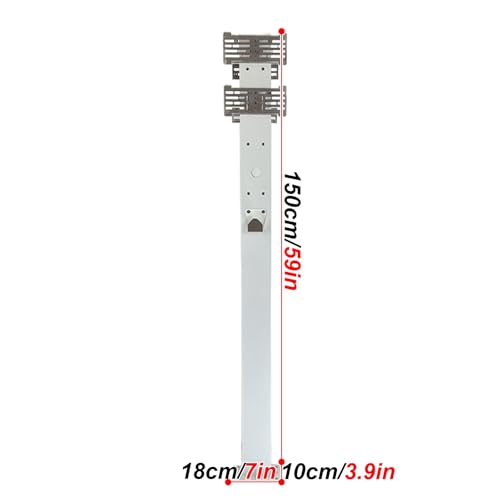 Borne de Recharge pour véhicule électrique sur Socle, avec Panneau arrière Universel, Trou de câblage réservé, Compatible avec la Plupart des bornes de Recharge (Argent) – Image 3