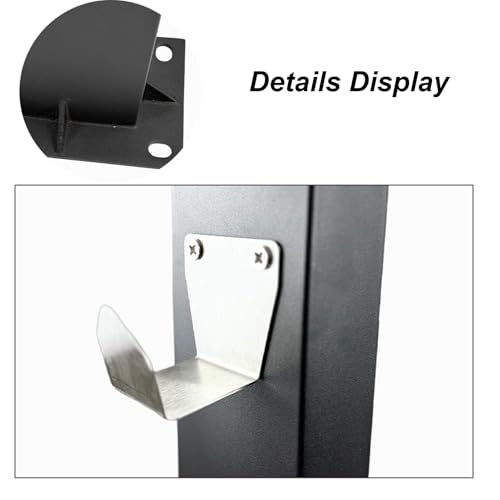 Borne de Recharge pour véhicule électrique sur Socle, avec Panneau arrière Universel, Trou de câblage réservé, Compatible avec la Plupart des bornes de Recharge (Argent) – Image 4