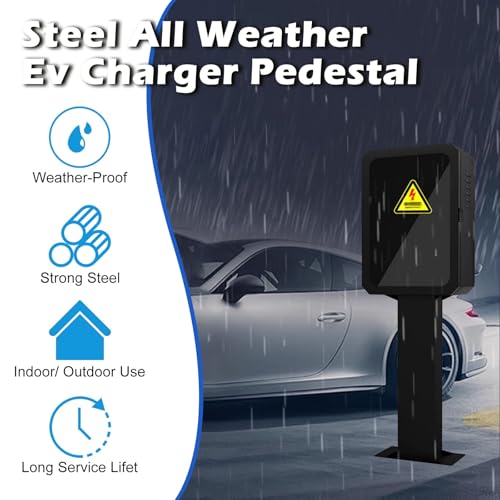 Borne de Recharge verrouillable pour Voiture électrique, Socle de Recharge en Acier, borne de Recharge étanche pour véhicules à énergie Nouvelle, pour collectivités, usines, Jardins et Porch – Image 4