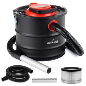 Lehmann-Aspirateur-a-Cendres-15L-Aspirateur-Cheminee-pour-Haute-Temperature-Reservoir-Robuste-Filtre-HEPA-avec-Panier-Metallique-Fonction-Soufflage-Nettoyage-Cheminees-et-Pellets-0 Lehmann Aspirateur à Cendres 15L, Aspirateur Cheminée pour Haute Température, Réservoir Robuste, Filtre HEPA avec Panier Métallique, Fonction Soufflage, Nettoyage Cheminées et Pellets
