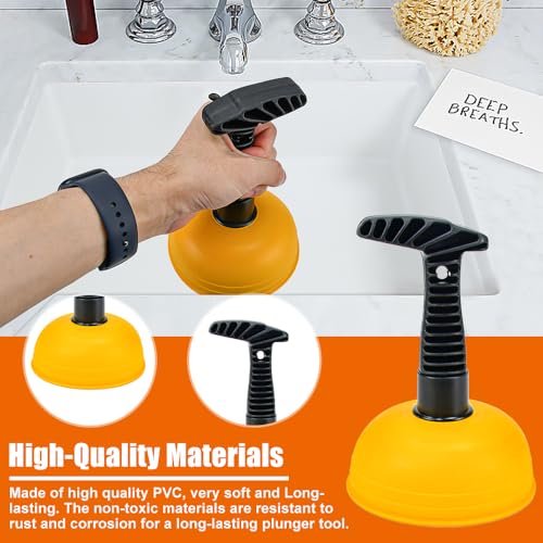 SLTAXAR Ventouse Deboucheur Evier Ventouse Deboucheur Salle de Bain Douche Ventouse Deboucheur Douchedéboucheur WC Professionnel Deboucheur Douche Cheveux Déboucheur Canalisation Evier, 18 * 12.5cm – Image 4