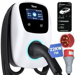 Tera-Stations-de-Charge-Vehicule-Electrique-Borne-de-Recharge-Vehicule-Electrique-11kw-22kw-Triphase-16A-380V-32A-400V-CE-Certifie-avec-APP-WiFi-Bluetooth-7M-Cable-de-Recharge-W01-0 Tera Stations de Charge Véhicule Électrique: Borne de Recharge Vehicule Electrique 11kw 22kw Triphasé 16A 380V 32A 400V CE Certifié avec APP WiFi Bluetooth 7M Câble de Recharge W01