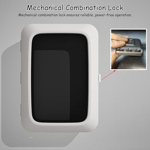 UrbanUp Borne de Recharge Boîtier de Protection pour Borne de Recharge, Poteau de Fixation pour Véhicule Électrique avec Serrure, Support de Recharge pour Véhicule Électrique – Image 3