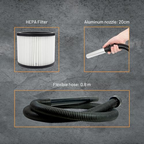 Boxer Aspirateur Cendre avec Filtre HEPA - Aspirateur a Cendre avec Moteur – Image 4