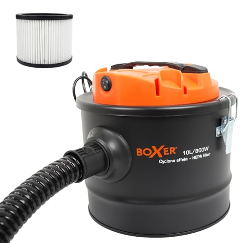 Boxer Aspirateur Cendre avec Filtre HEPA - Aspirateur a Cendre avec Moteur