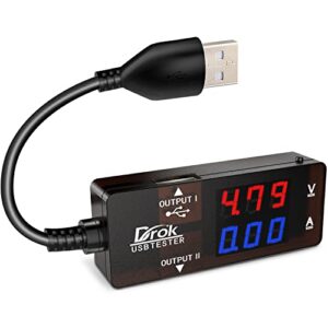 Drok-USB-20-multimetre-numerique-Amperemetre-Voltmetre-Capacite-et-Watt-Metre-7-modes-Multi-testeur-DC-3-A-12-V-Amp-Voltage-Power-au-metre-systeme-de-charge-testeur-charge-rapide-et-Data-Sync-double-p-0 Drok USB 2.0 multimètre numérique, Ampèremètre Voltmètre Capacité et Watt Mètre, 7 modes Multi testeur, DC 3 A 12 V Amp Voltage Power au mètre, système de charge testeur, charge rapide et Data Sync double ports USB