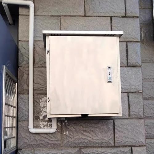 EXCLURA Poteau de Borne de Recharge Boîtier de Chargeur pour Véhicule Électrique avec Verrouillage Automatique, Boîtier de Câble de Charge pour Véhicule Électrique Extérieur, Boîtier Mural