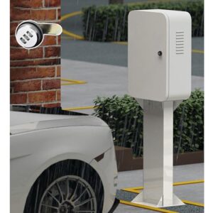 EXCLURA-Poteau-de-Borne-de-Recharge-Borne-de-Recharge-Tesla-Etanche-a-la-Pluie-Colonne-de-Borne-de-Recharge-en-Acier-Boitier-de-Recharge-pour-Vehicules-Electriques-0 EXCLURA Poteau de Borne de Recharge Borne de Recharge Tesla Étanche à la Pluie, Colonne de Borne de Recharge en Acier, Boîtier de Recharge pour Véhicules Électriques