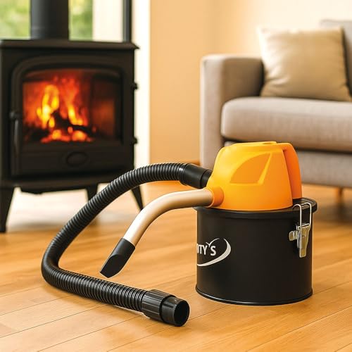 FACILITYS Aspirateur à Cendres Froides et Tièdes 4L, Puissance 600W, 15 kPa, 1,4kg, Tuyau Flexible 1m, Filtre HEPA Lavable – Image 3