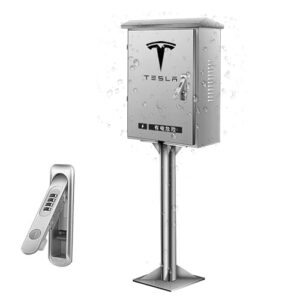 Oracra-Borne-de-Recharge-Boitier-de-Borne-de-Recharge-pour-Vehicule-Electrique-avec-Verrou-Support-Etanche-pour-Chargeur-Tesla-Borne-de-Recharge-pour-Vehicule-Electrique-0 Oracra Borne de Recharge Boîtier de Borne de Recharge pour Véhicule Électrique avec Verrou, Support Étanche pour Chargeur Tesla, Borne de Recharge pour Véhicule Électrique