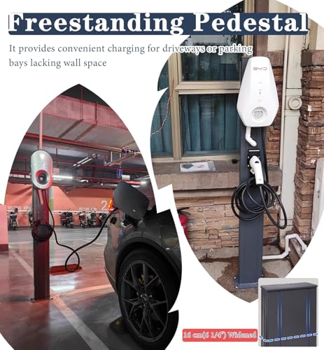 Oracra Borne de Recharge Borne de Recharge pour Véhicules Électriques Noir Blanc, Borne de Recharge pour Véhicules à Énergies Nouvelles, Borne de Recharge pour Véhicules Électriques