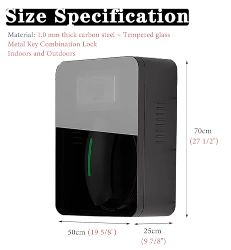 Oracra Borne de Recharge Bornes de Recharge Domestiques pour Véhicules Électriques, Boîtier Étanche pour Chargeur de Véhicule Électrique, Boîtier Extérieur pour Chargeur Tesla – Image 3
