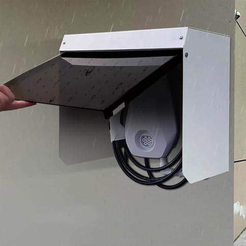 Oracra Borne de Recharge Couvercle Magnétique Étanche pour Chargeur de Véhicule Électrique, Boîtier pour Borne de Recharge de Véhicule Électrique, Socle Mural en Acrylique pour Chargeur – Image 2
