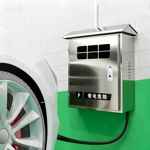 Oracra Borne de Recharge Protection pour Chargeur Mural Tesla pour Véhicule Électrique, Boîtier de Chargeur Tesla pour Garage/Maison, Support Intérieur/extérieur – Image 2