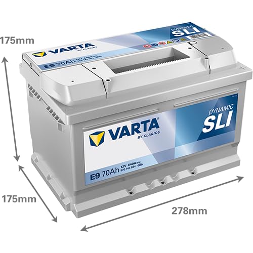 VARTA Batterie 70, Ah 640, A/EN 5701440643122 L 278mm B 175mm H 175mm – Image 4
