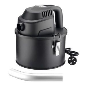 WilTec Aspirateur à Cendres Portable – 600 W, 15 kPa, réservoir 4 L, Filtre HEPA – Vide Cendre cheminée – avec câble 1,5 m et Plusieurs certificats